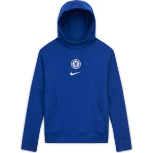 Nike Chelsea FC Big Kids' Fleece Pullover Soccer Hoodie