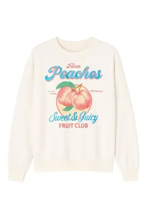 Olive and Bette's - Farm Peaches Sweatshirt - Ivory
