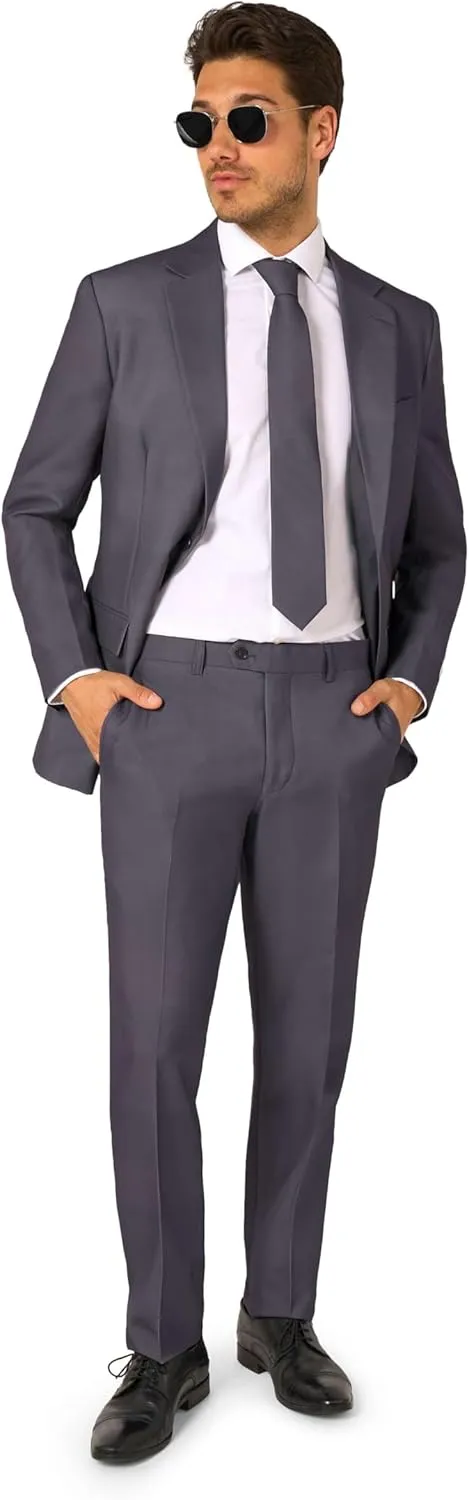 OppoSuits Solid Color Party Suits - Colorful Outfits for Prom, Weddings, Bachelor Parties - Comes With Blazer, Pants & Tie