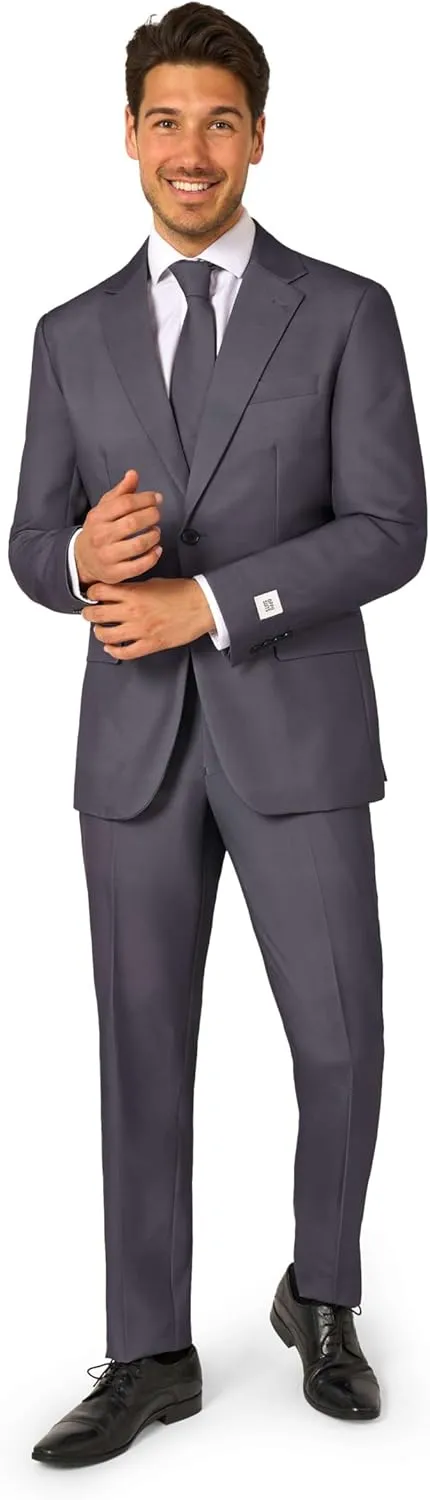 OppoSuits Solid Color Party Suits - Colorful Outfits for Prom, Weddings, Bachelor Parties - Comes With Blazer, Pants & Tie