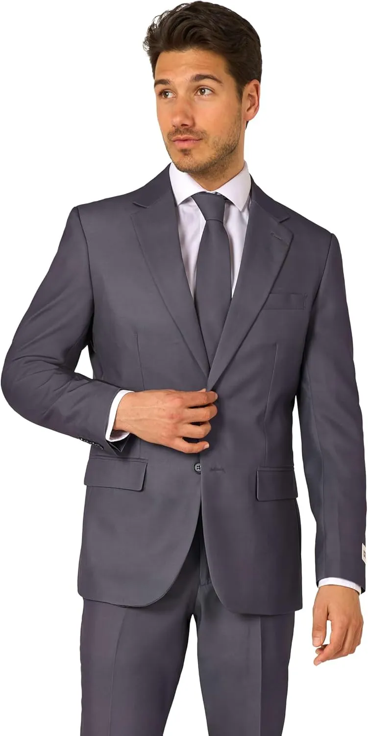 OppoSuits Solid Color Party Suits - Colorful Outfits for Prom, Weddings, Bachelor Parties - Comes With Blazer, Pants & Tie