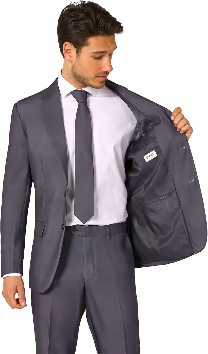 OppoSuits Solid Color Party Suits - Colorful Outfits for Prom, Weddings, Bachelor Parties - Comes With Blazer, Pants & Tie