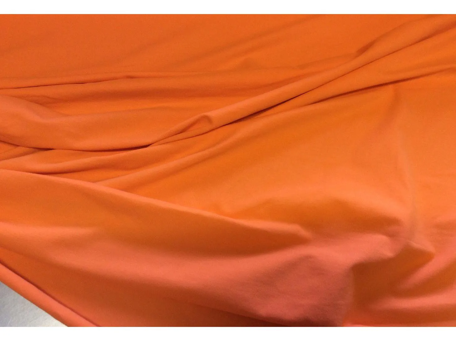 ORANGE Stretch Jersey - Soft Jersey Fabric 190gsm 155cm