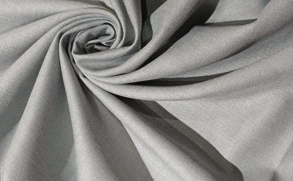 POLY   RAYON Chambray 36 " wide by  available in 4 colors MOCCA BROWN , BLUE,LIGHTER BLUE AND SILVER GREY