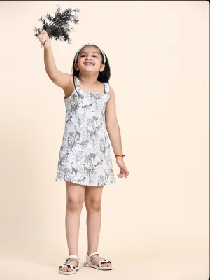 Pre-Order: Leopard Print Pure Linen Dress