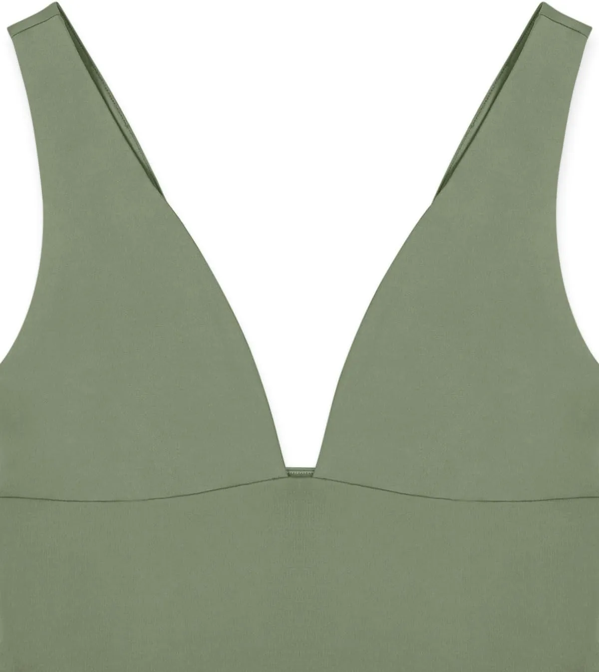 REORIA Women's Sexy Plunge Deep V Neck Sleeveless V Backless Tank Top Workout Yoga Crop Tops