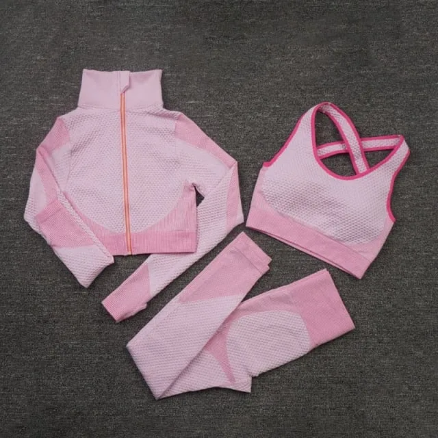Sports Yoga Workout Tracksuit