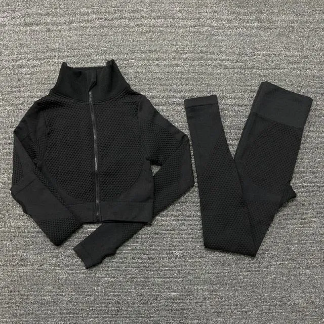 Sports Yoga Workout Tracksuit