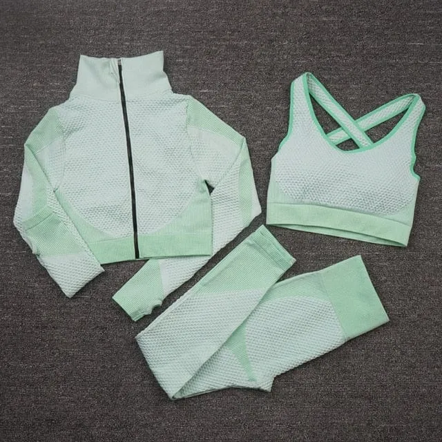 Sports Yoga Workout Tracksuit