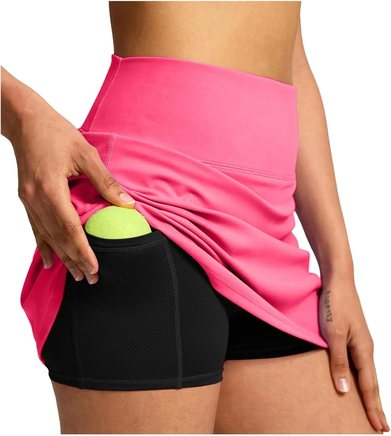 Tennis Skirts for Women with Shorts High Waisted Athletic Golf Skorts with Pockets Summer Flowy Lightweight Outfits