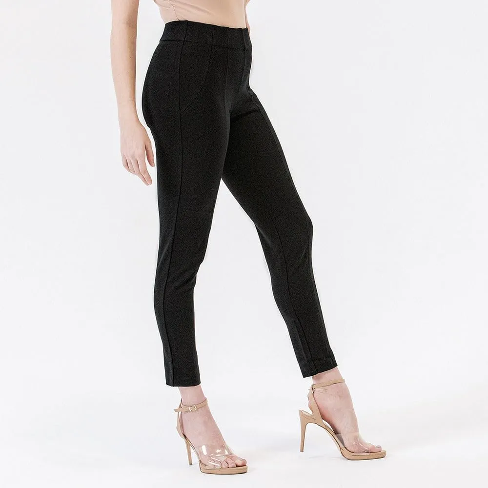 Thalian JENA Womens Slim Fit Pull On Ponte Pants