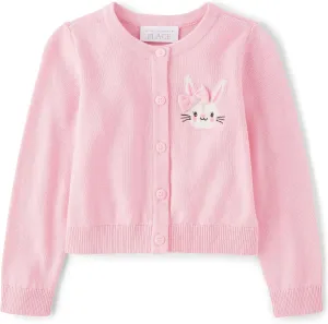 The Children's Place Baby Girls' and Toddler Long Sleeve Knit Button Front Cardigan