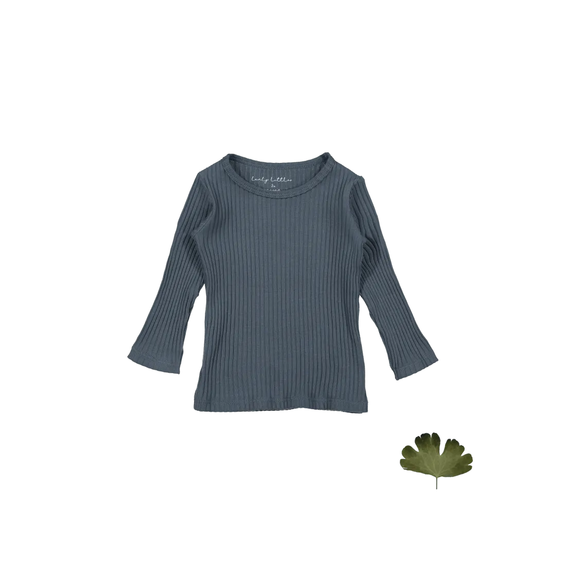 The Long Sleeve Tee - Midnight Ribbed