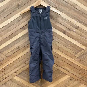 The North Face - Kids' Fleece Bibbed Snow Pants - MSRP $110: Grey-children-2T