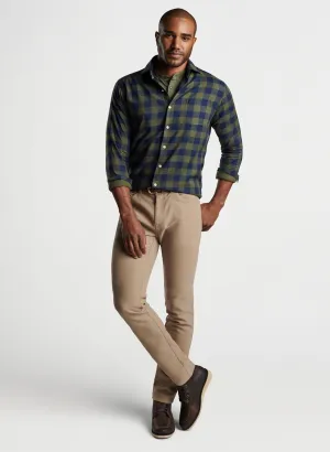 Thorp Summer Soft Cotton Sport Shirt - Juniper