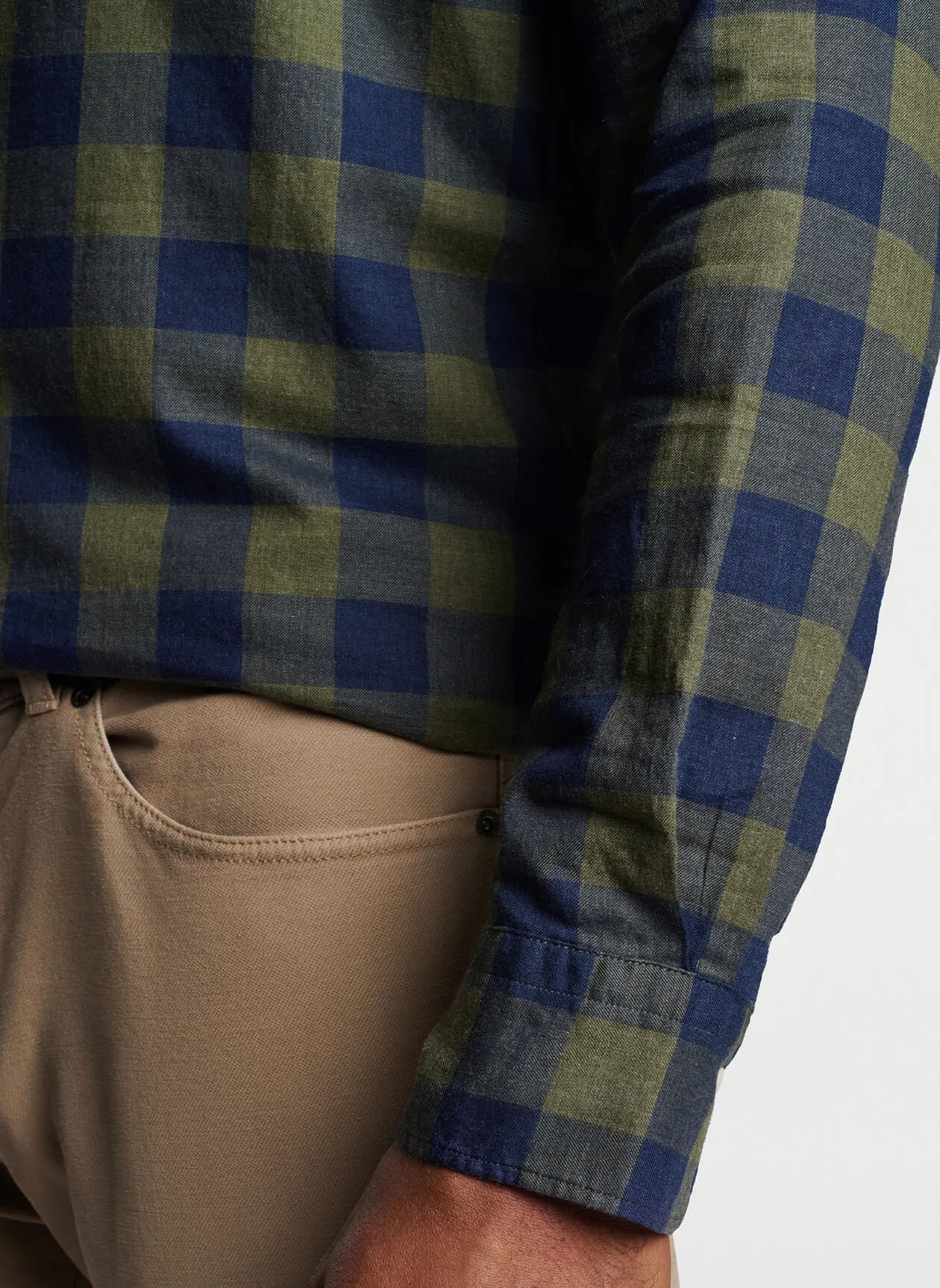 Thorp Summer Soft Cotton Sport Shirt - Juniper