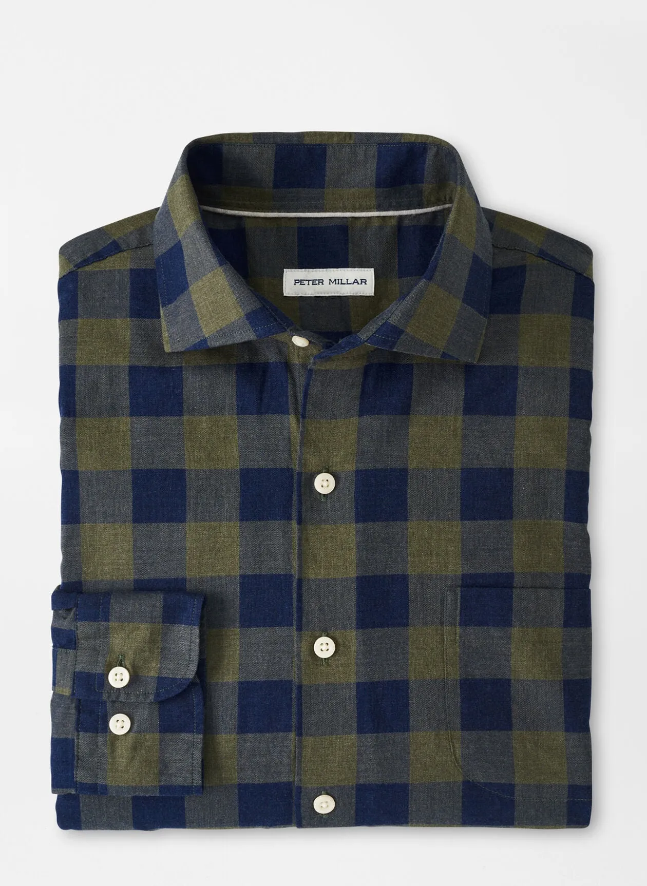 Thorp Summer Soft Cotton Sport Shirt - Juniper