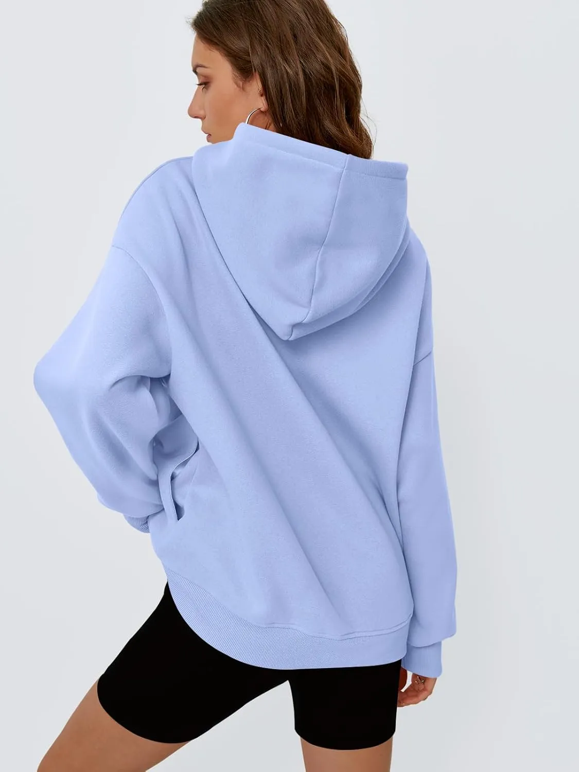 Trendy Queen Womens Oversized Hoodies Fleece Hooded Sweatshirts Casual Pullover Fall Winter Outfits Long Sleeve Tops 2025