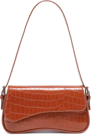 Underarm Shoulder Bag for Women Trendy Purse Vegan Leather Hobo Handbags Clutch Crossbody Bag