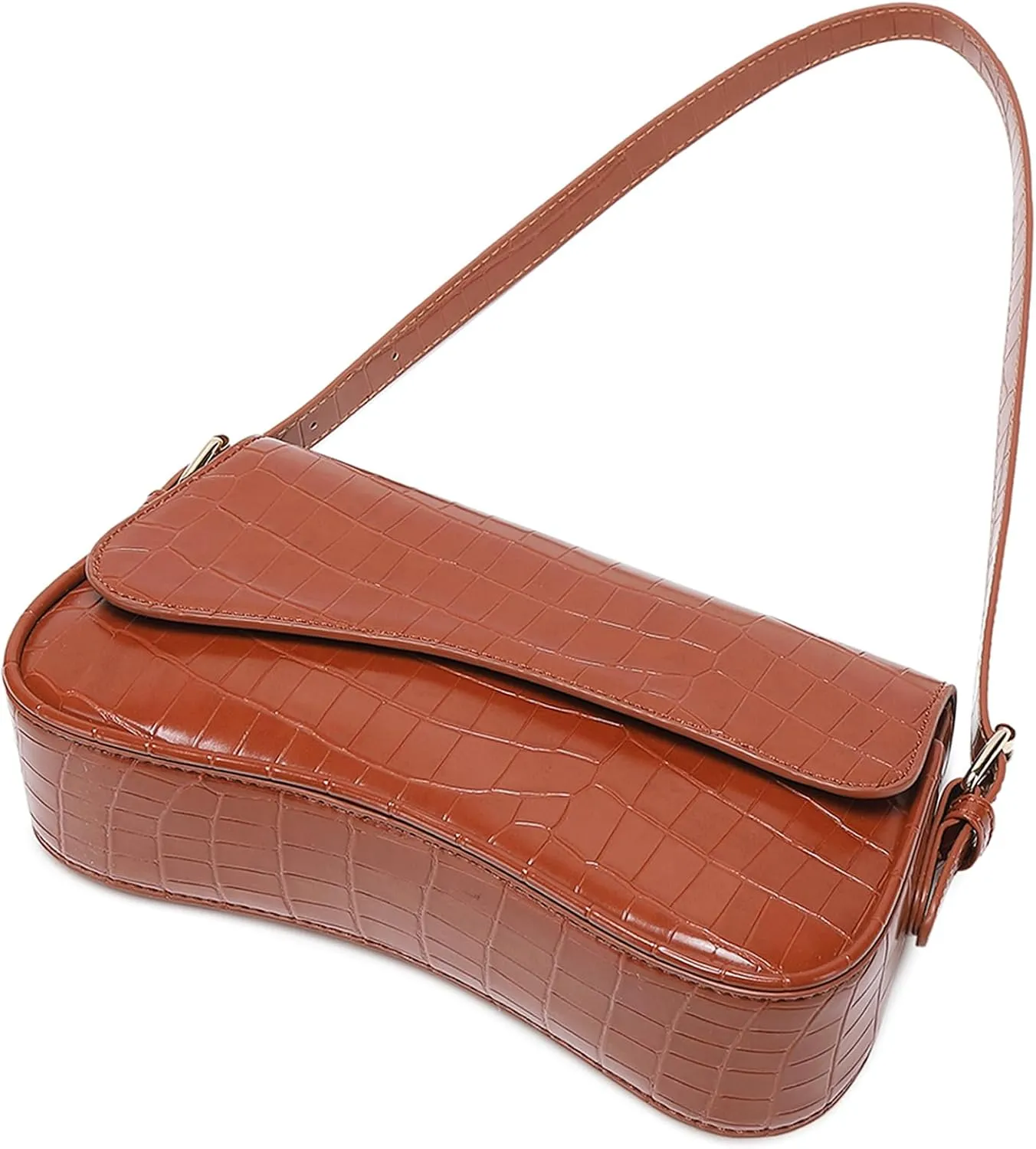 Underarm Shoulder Bag for Women Trendy Purse Vegan Leather Hobo Handbags Clutch Crossbody Bag