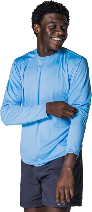 Vapor Apparel Men's Outdoor UPF 50  Long Sleeve T-Shirt, UV Sun Protection for Fishing, Running, Hiking, Swimming