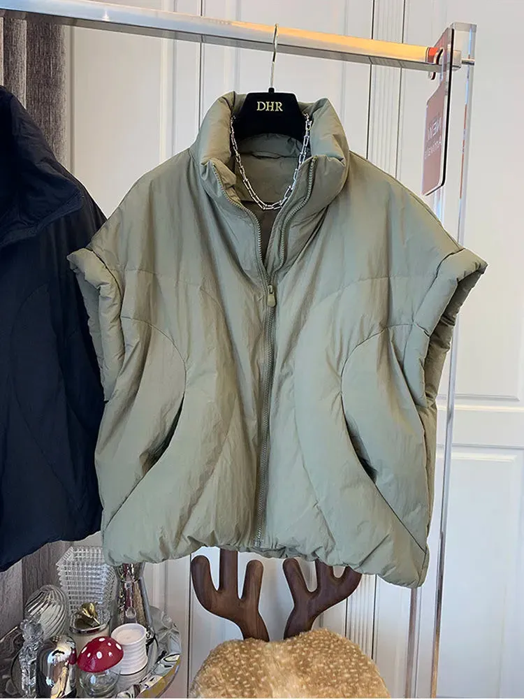 Water-Resistant Sleeveless Puffer Vest