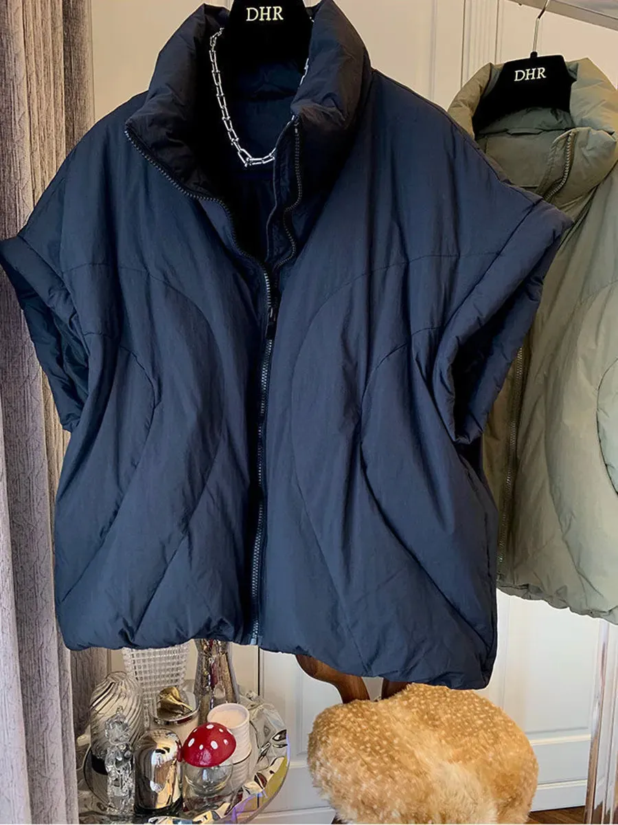 Water-Resistant Sleeveless Puffer Vest