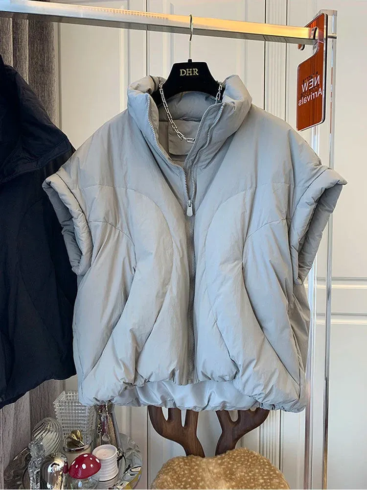 Water-Resistant Sleeveless Puffer Vest