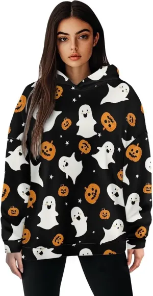 Women's Hoodies Oversized Long Sleeve Sweatshirt Casual Fall Outfits Loose Fit Pullover Tops Sizes S-2XL