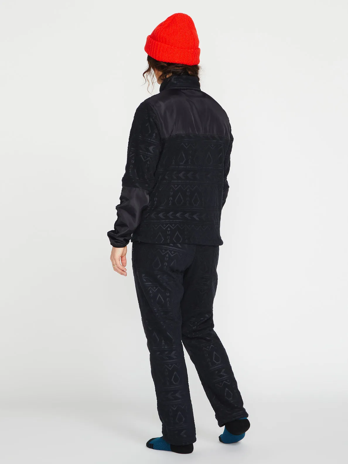 Womens Polar Fleece Pants - Black