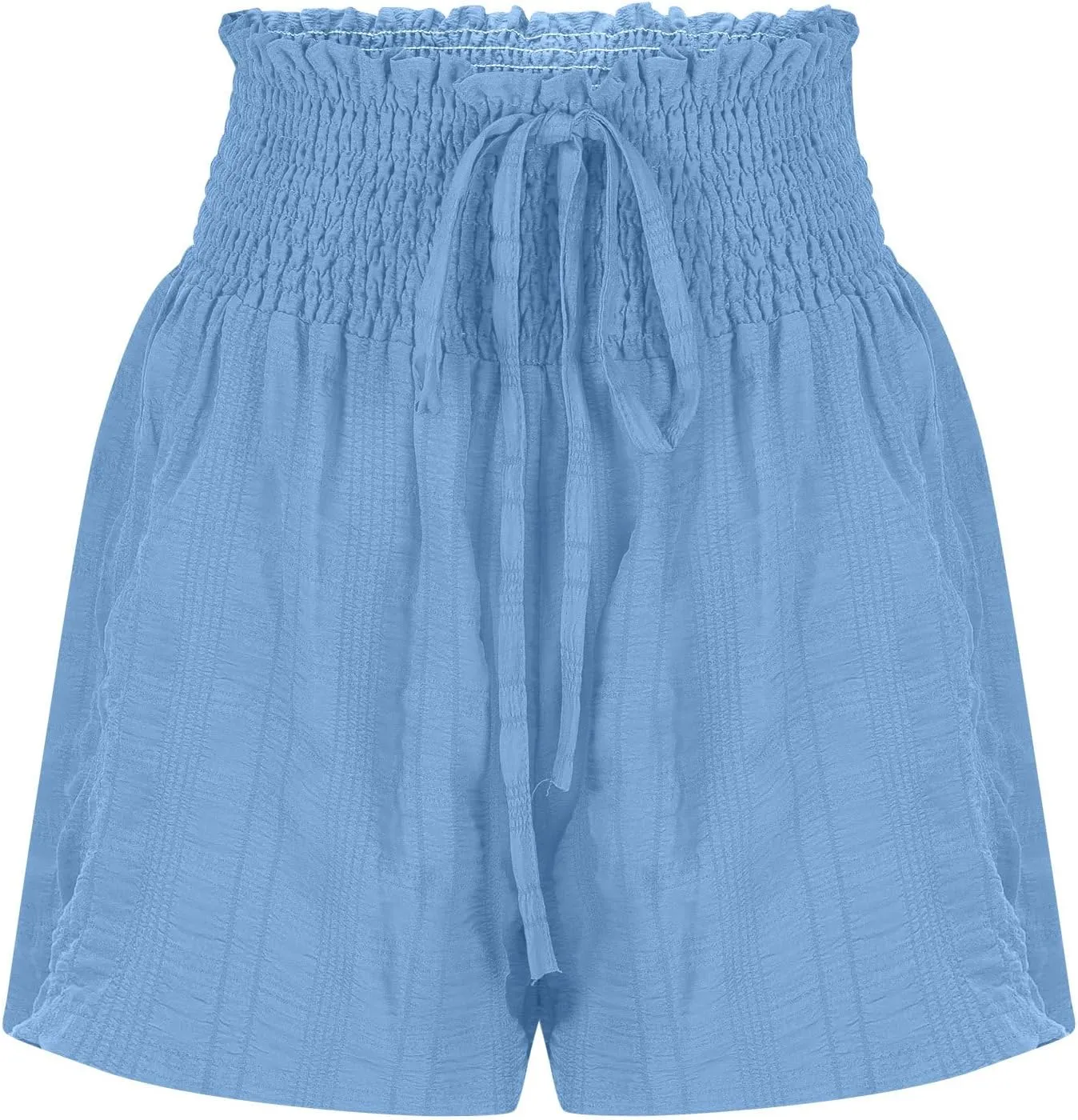Women's Summer Fashion Solid Color Drawstring Skirts Short High Waisted Mini Skirt Golf Tennis Going Out Shorts