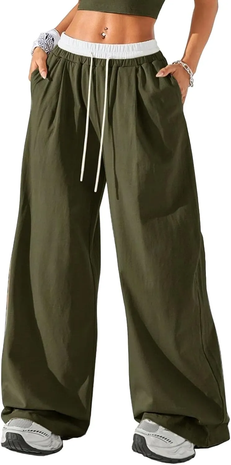Womens Sweatpants Wide Leg Pants Casual Palazzo Flowy Trouser Woman High Waisted Loose Fit Lounge Pant Comfy 2025