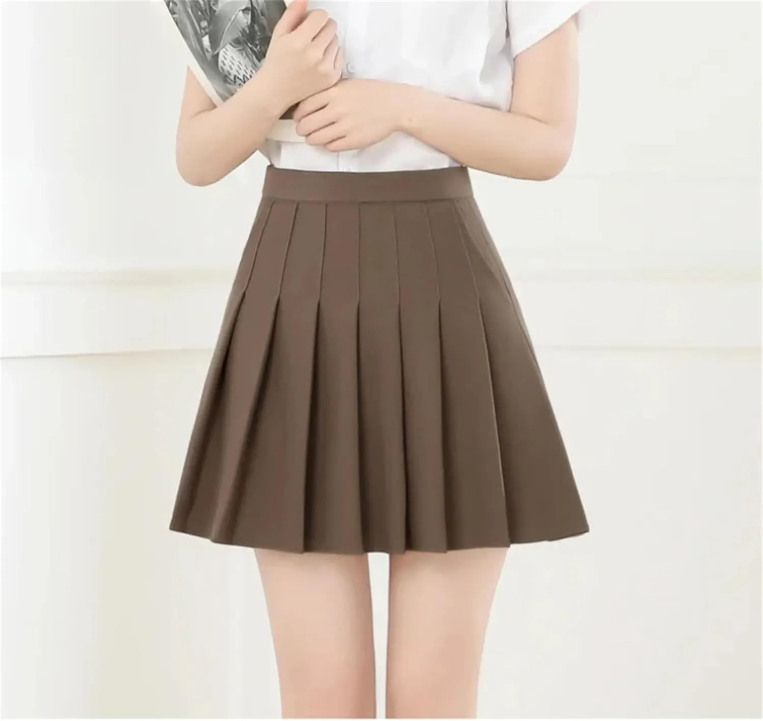Women's Tennis Golf Skirts for Women Summer High Waisted Mini Skort Pleated Skirt with Pockets
