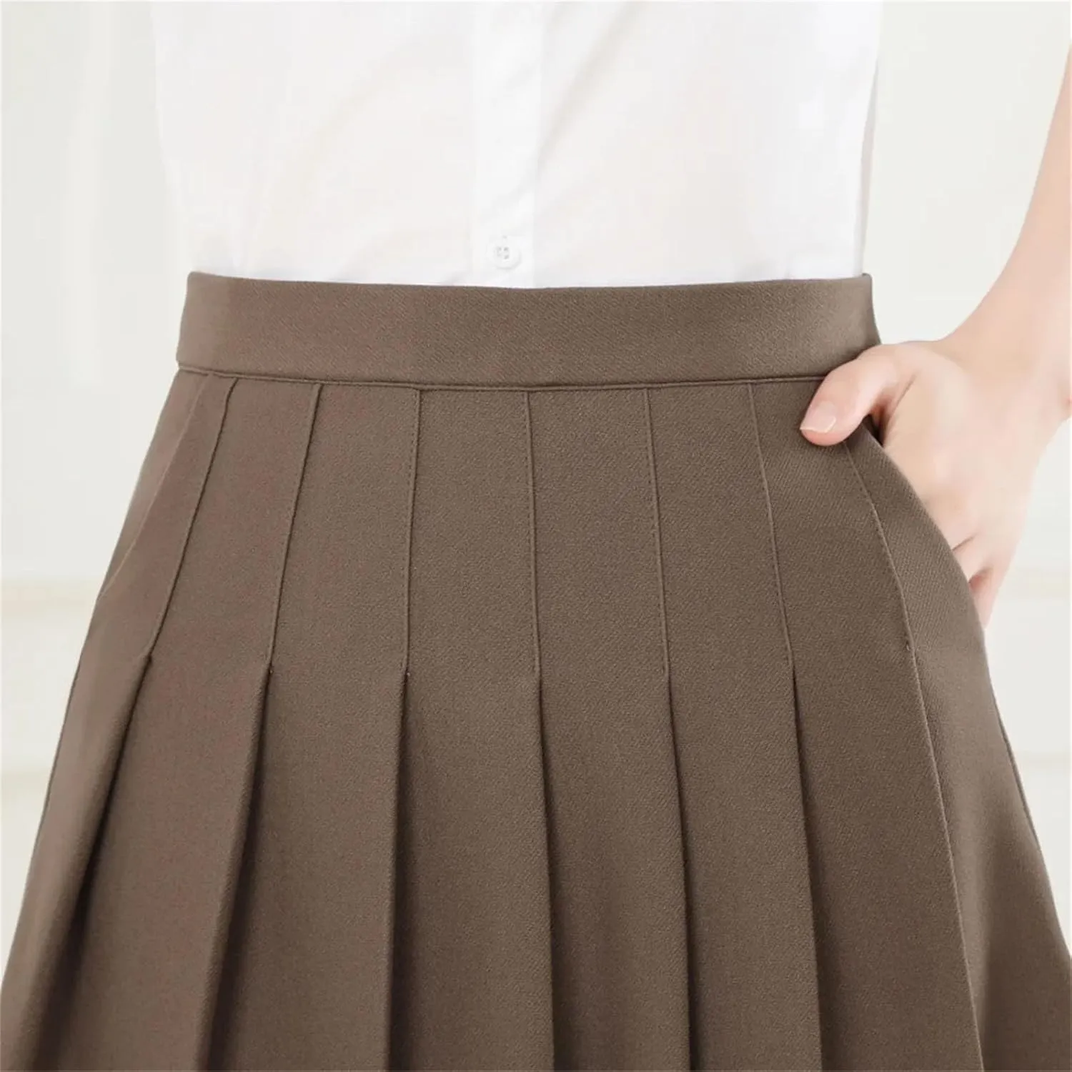 Women's Tennis Golf Skirts for Women Summer High Waisted Mini Skort Pleated Skirt with Pockets