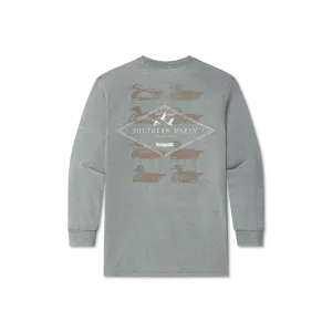 Youth SEAWASH Tee - Decoy Stamp - Long Sleeve